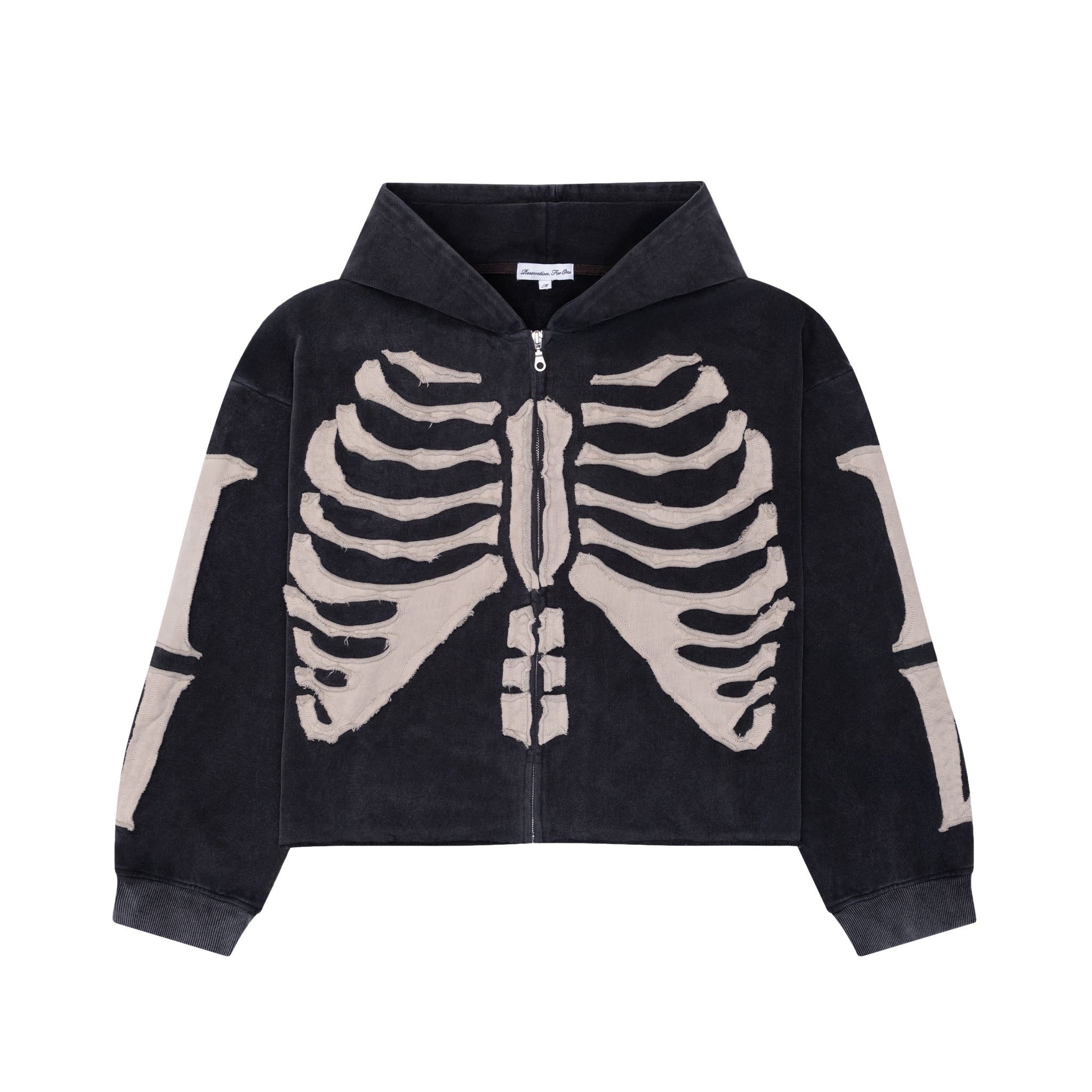 BONES ZIP-UP HOODIE – Reservation For One