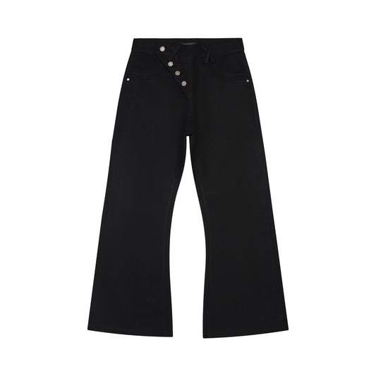 BLACK SELVEDGE DENIM JEANS