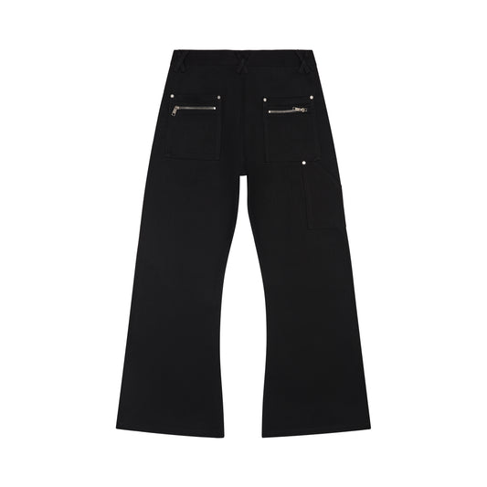 BLACK SELVEDGE DENIM JEANS