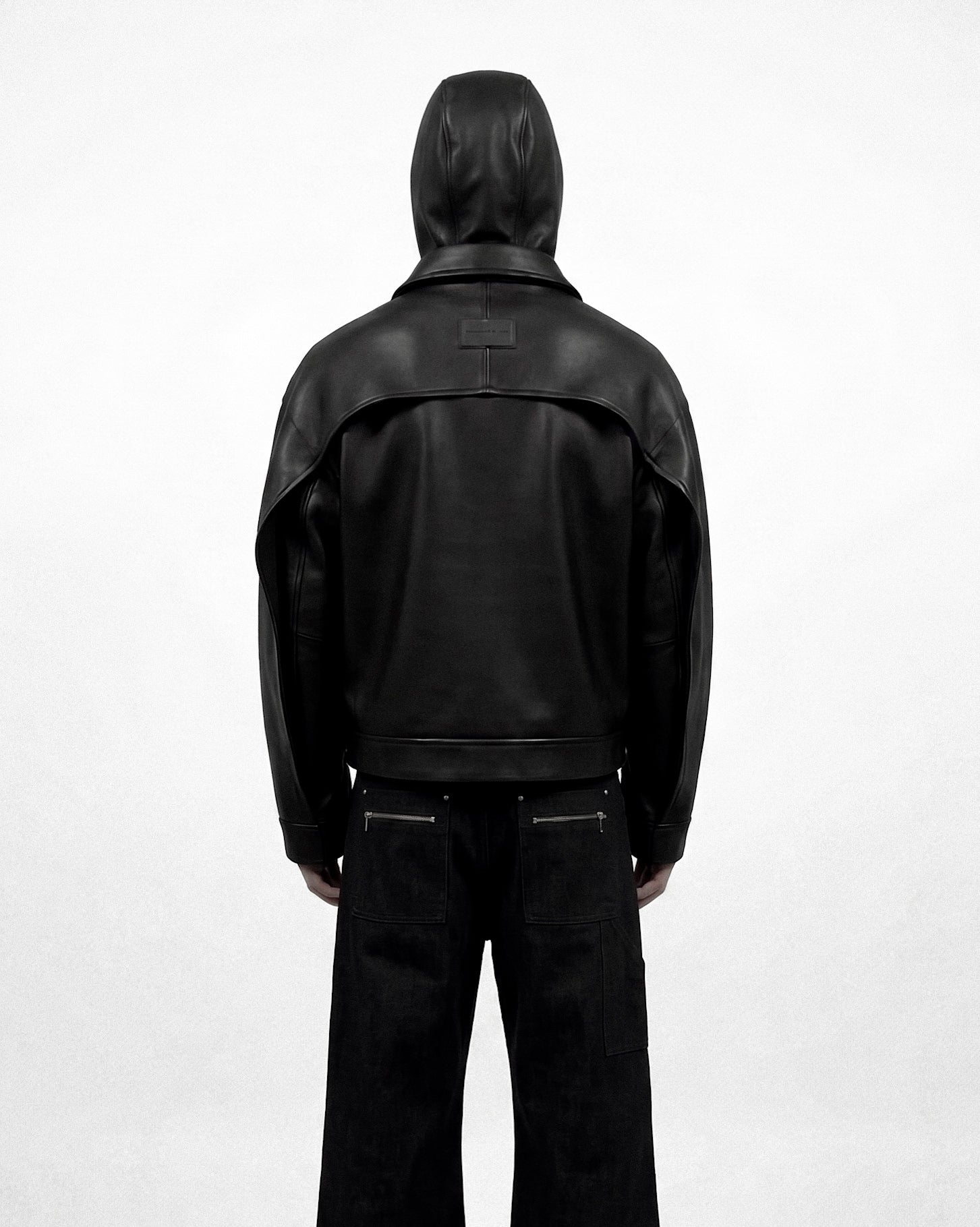 LEATHER BACK TAB JACKET – Reservation For One